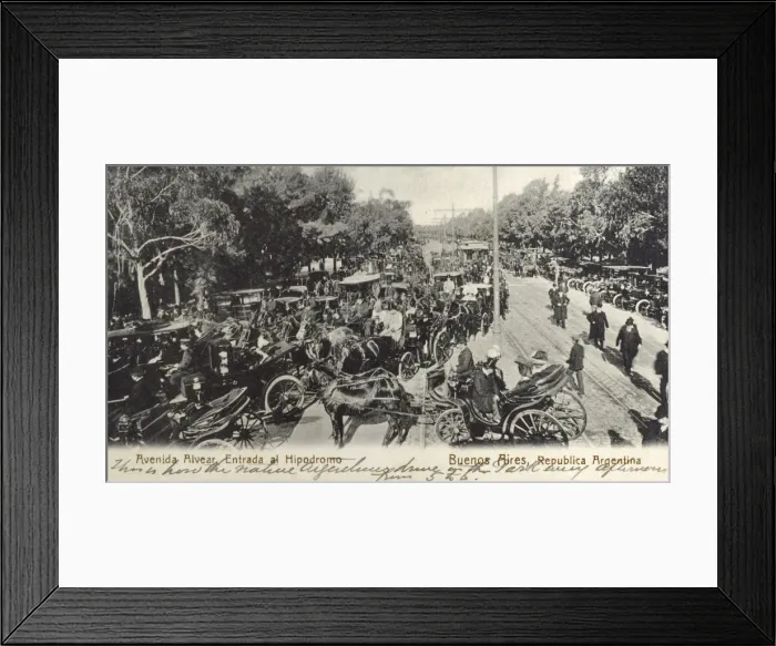 Framed Print : Avenida Alvear - The Hippodrome, Buenos Aires, Argentina Framed Print : Avenida Alvear - The Hippodrome, Buenos Aires, Argentina