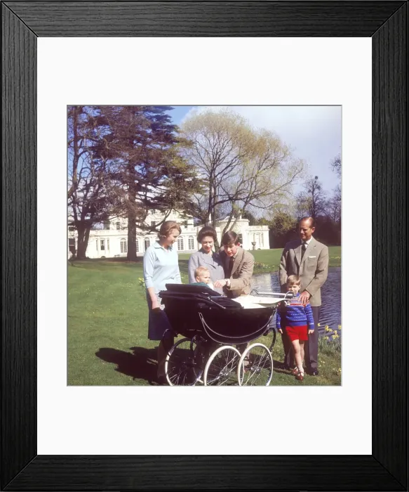 Framed Print : Queen Elizabeth II - Royal family at Frogmore Framed Print : Queen Elizabeth II - Royal family at Frogmore