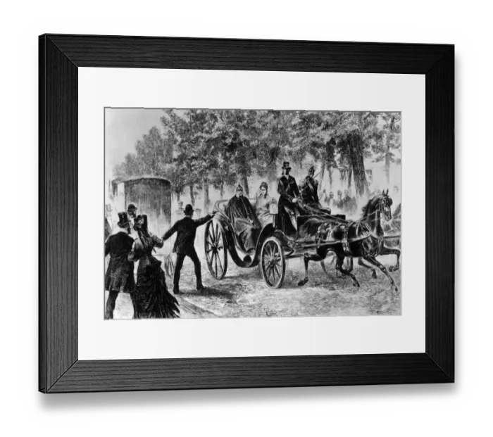 Framed Print : Assassination attempt on Kaiser Wilhelm I Framed Print : Assassination attempt on Kaiser Wilhelm I