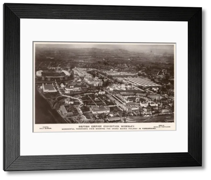 Framed Print : Aerial view, British Empire Exhibition, Wembley Framed Print : Aerial view, British Empire Exhibition, Wembley