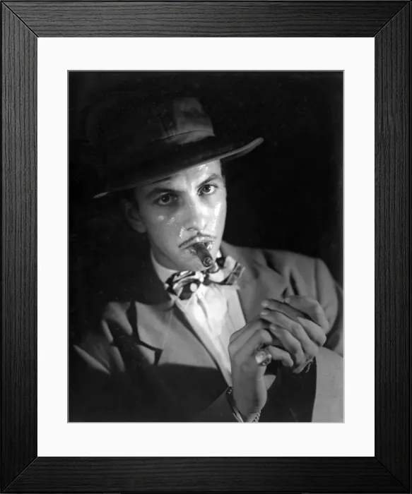 Framed Print : Young spiv with a cigar Framed Print : Young spiv with a cigar
