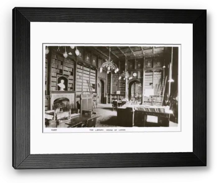 Framed Print : The Library, House of Lords, London Framed Print : The Library, House of Lords, London