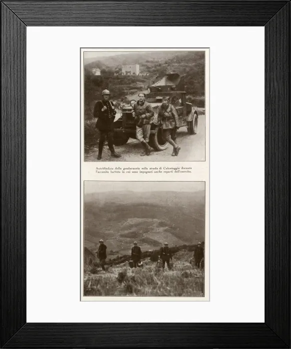Framed Print : Anti-bandit campaign in Corsica Framed Print : Anti-bandit campaign in Corsica