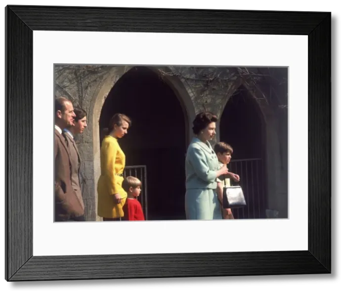 Framed Print : Royal family at Windsor, 1968 Framed Print : Royal family at Windsor, 1968