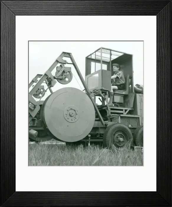 Framed Print : Scout operating winch for gliders Framed Print : Scout operating winch for gliders