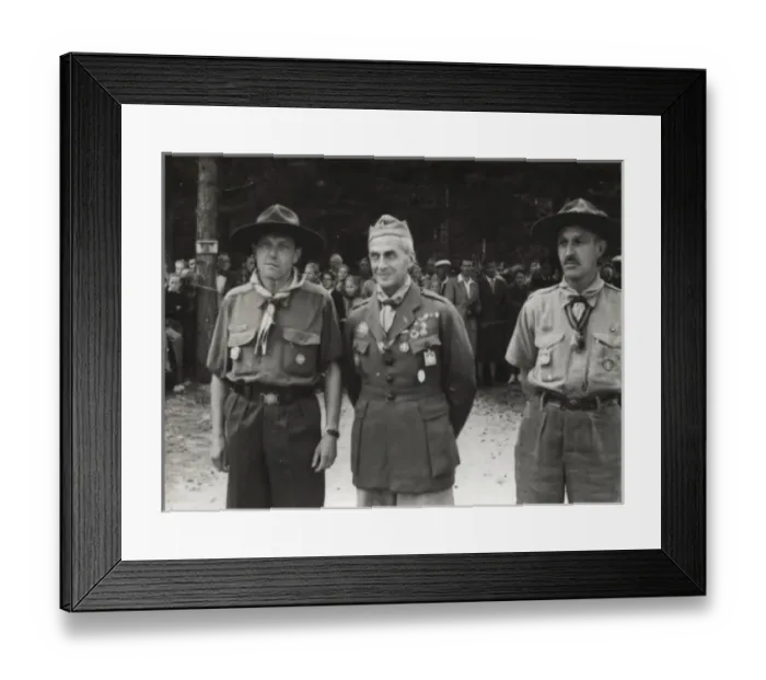 Framed Print : Thiel, 1949 Scout Moot Framed Print : Thiel, 1949 Scout Moot