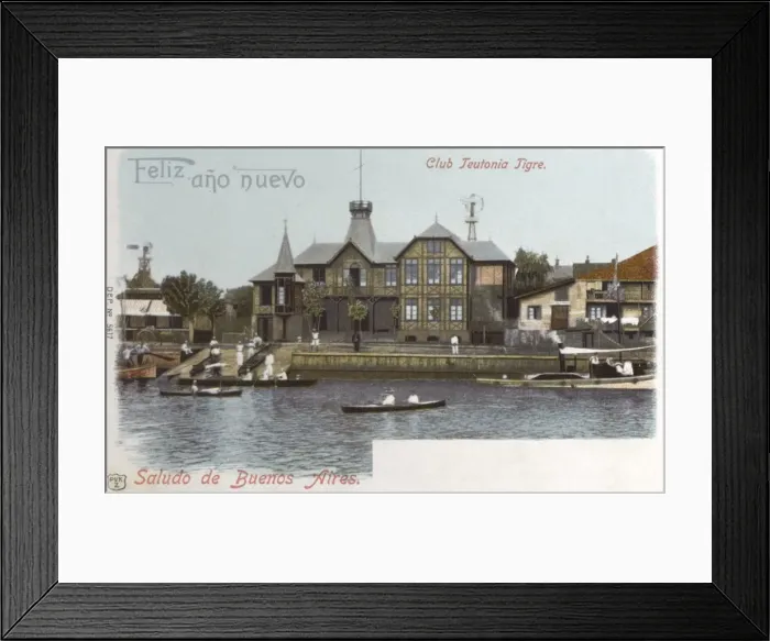 Framed Print : Teutonia Rowing Club, Tigre, Argentina Framed Print : Teutonia Rowing Club, Tigre, Argentina