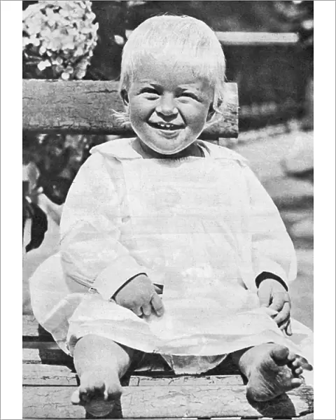 Prince Philip, Duke of Edinburgh as a baby, 1922
