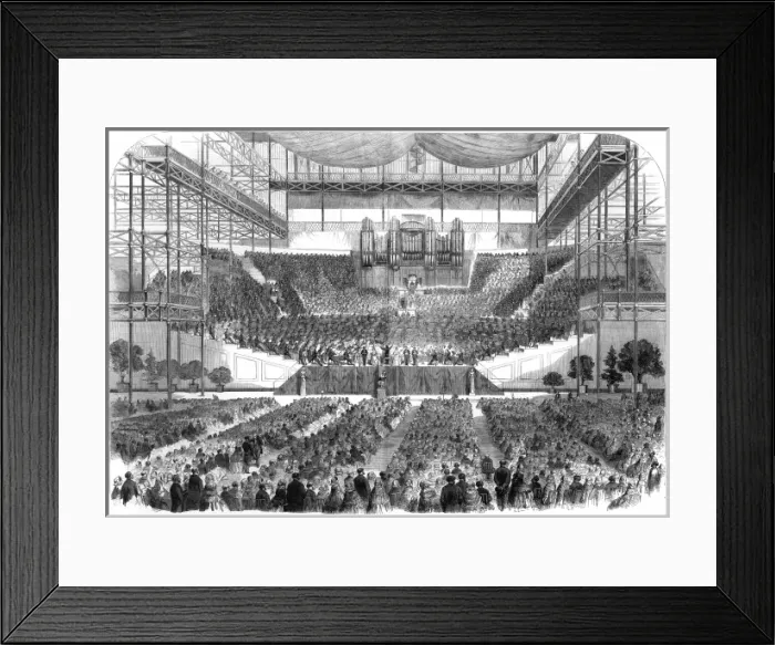 Framed Print : Handel Festival at Crystal Palace Framed Print : Handel Festival at Crystal Palace