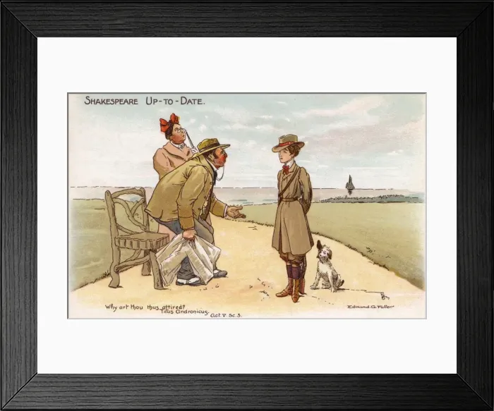 Framed Print : New Woman - Rebuked by parents Framed Print : New Woman - Rebuked by parents