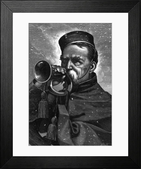 Framed Print : Military music - The bugle call Framed Print : Military music - The bugle call