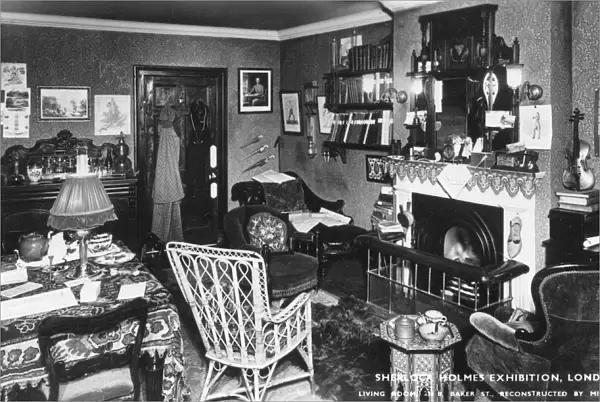 Living Room, Sherlock Holmes Exhibition, London