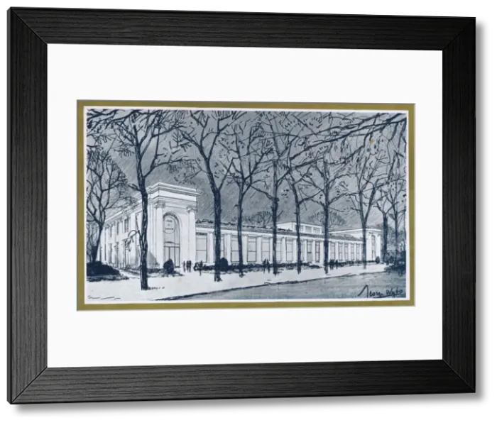 Framed Print : Les Cafes Ambassadeurs, Paris Framed Print : Les Cafes Ambassadeurs, Paris