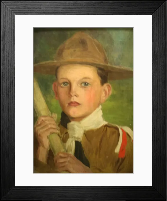 Framed Print : Scout. Date: circa 1920s Framed Print : Scout. Date: circa 1920s