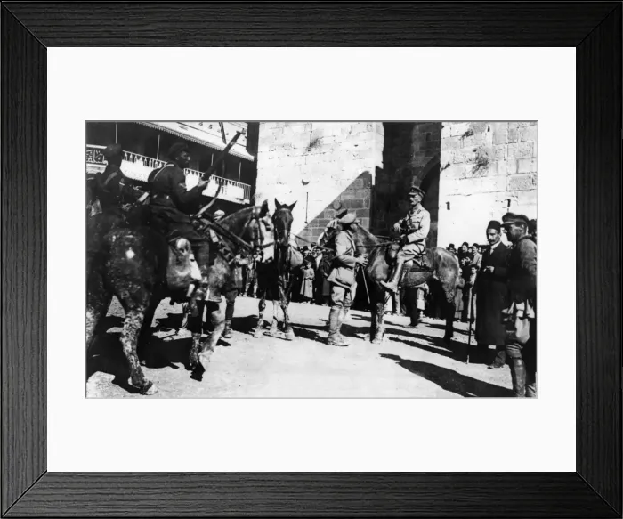 Framed Print : Brigadier General Watson in Jerusalem, WW1 Framed Print : Brigadier General Watson in Jerusalem, WW1