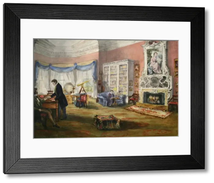 Framed Print : Library Hartwell House Aylesbury Framed Print : Library Hartwell House Aylesbury