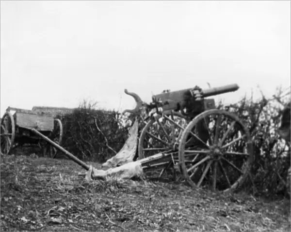 British Pom Pom anti-aircraft gun, WW1