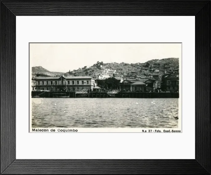 Framed Print : Chile - Coquimbo, Malecon Framed Print : Chile - Coquimbo, Malecon