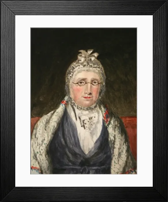 Framed Print : Portrait of Mrs Ruddick Framed Print : Portrait of Mrs Ruddick