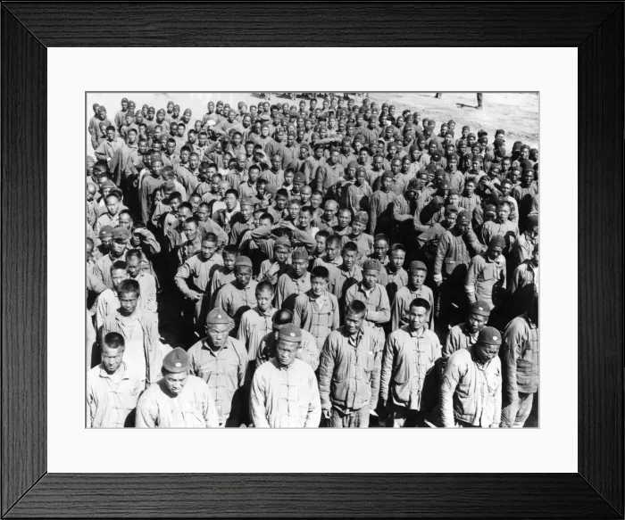 Framed Print : Chinese labourers at Boulogne, France, WW1 Framed Print : Chinese labourers at Boulogne, France, WW1