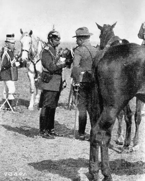 Kaiser Wilhelm II and General Leonard Wood, Germany