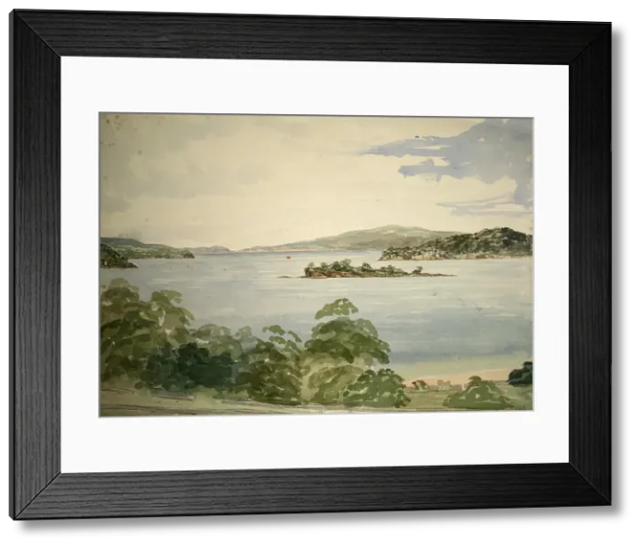 Framed Print : Coastal scene
