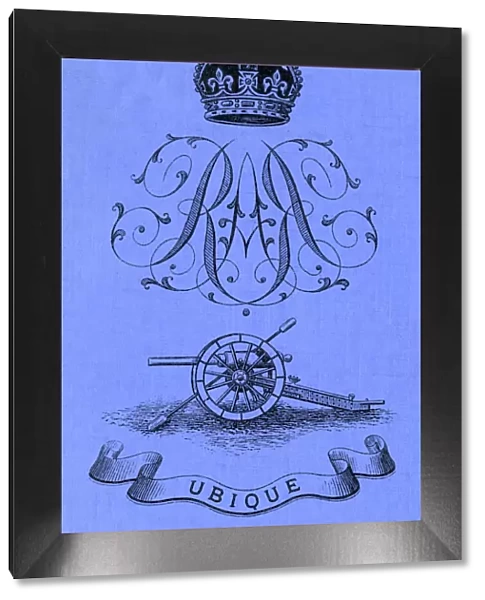 Design and motto of the Royal Artillery -- Ubique