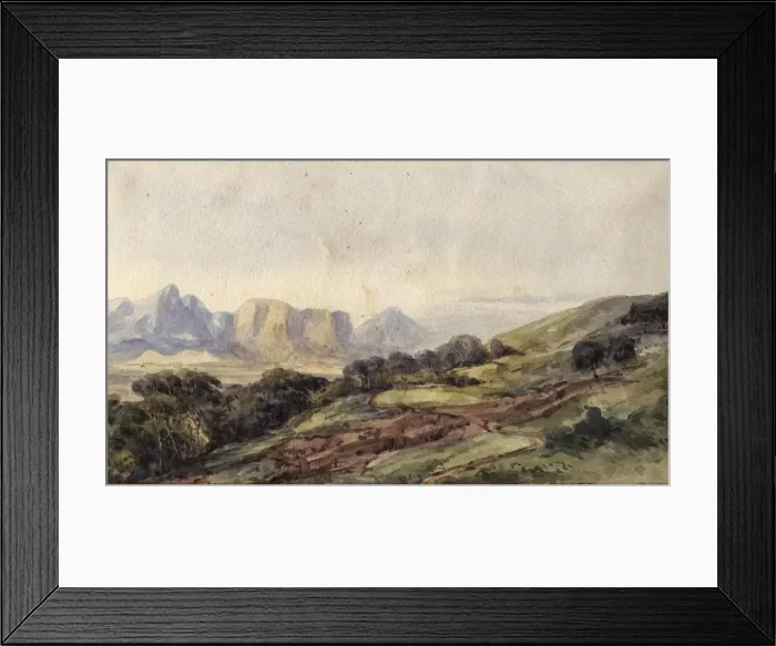 Framed Print : Looking North from Table Mountain Framed Print : Looking North from Table Mountain