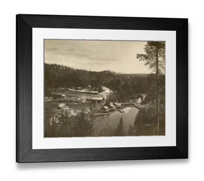 Framed Print : Sawmills at Medevja-gora, during Russian Civil War Framed Print : Sawmills at Medevja-gora, during Russian Civil War
