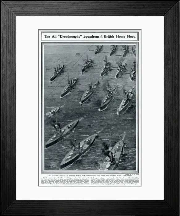 Framed Print : British Dreadnoughts Framed Print : British Dreadnoughts