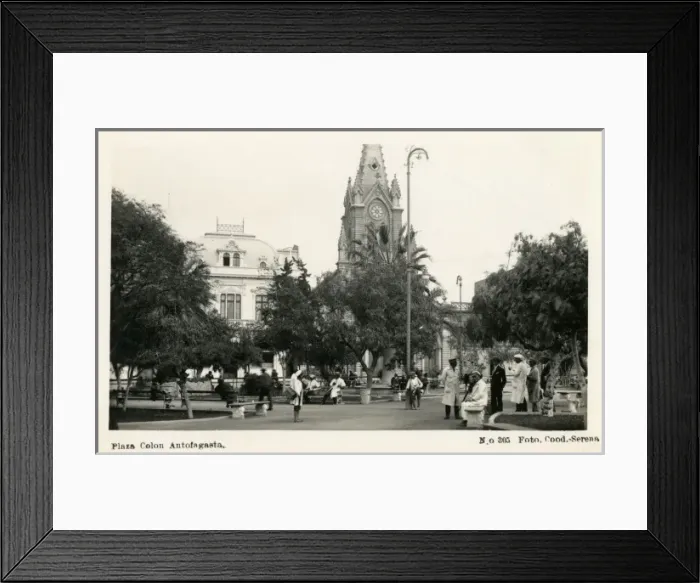 Framed Print : Columbus Square, Antofagasta, Chile Framed Print : Columbus Square, Antofagasta, Chile