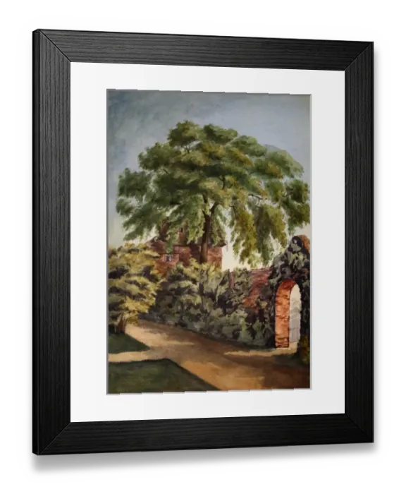 Framed Print : Botanic Garden, Chelsea, London Framed Print : Botanic Garden, Chelsea, London