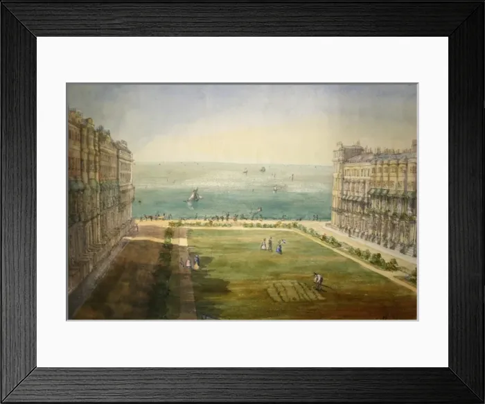 Framed Print : Brighton. Date: circa 1840s Framed Print : Brighton. Date: circa 1840s