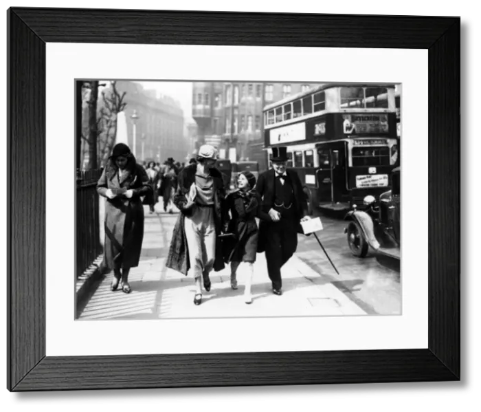 Framed Print : The Churchills, 1935 Framed Print : The Churchills, 1935