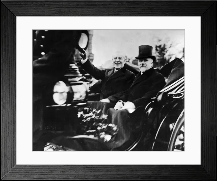 Framed Print : President Woodrow Wilson and President Poincare Framed Print : President Woodrow Wilson and President Poincare