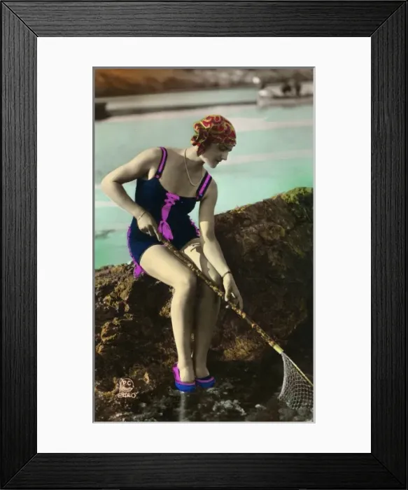 Framed Print : Bathing Belle Framed Print : Bathing Belle