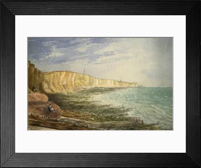 Framed Print : The cliffs near Brighton Framed Print : The cliffs near Brighton