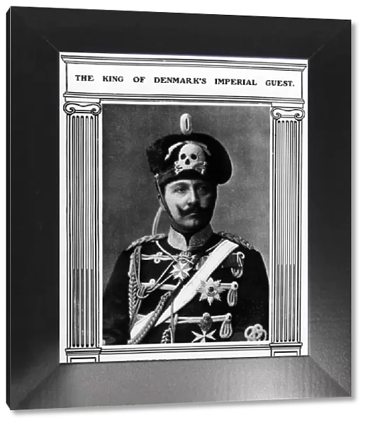 Kaiser Wilhelm II in Deaths Head Hussars uniform