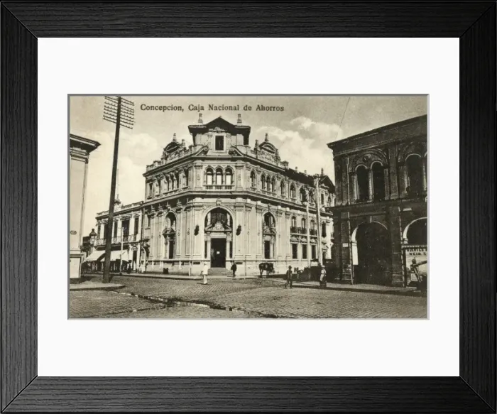 Framed Print : Chile - Concepcion - The National Savings Bank Framed Print : Chile - Concepcion - The National Savings Bank