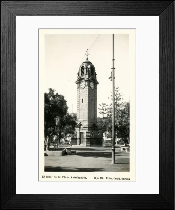 Framed Print : Clocktower in the Square - Antofagasta, Chile Framed Print : Clocktower in the Square - Antofagasta, Chile