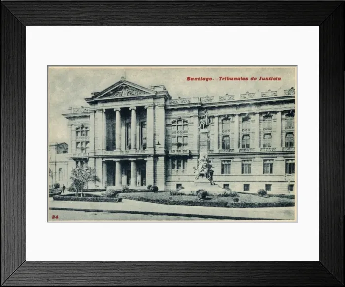 Framed Print : Chile - Santiago - The Law Courts Framed Print : Chile - Santiago - The Law Courts