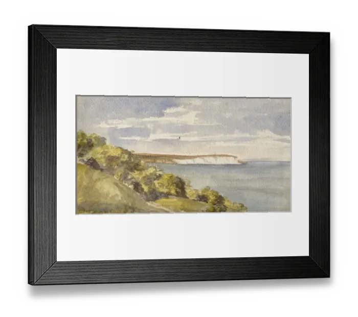 Framed Print : Culver Cliffs from the landslip Isle of Wight Framed Print : Culver Cliffs from the landslip Isle of Wight