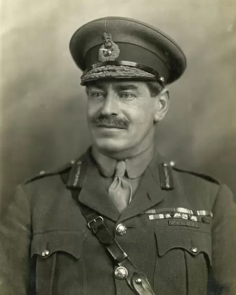 General HCC Uniacke, British artillery officer, WW1