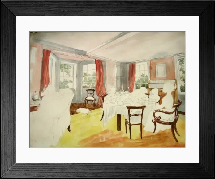 Framed Print : Reverend Baden-Powells dining room Oxford Framed Print : Reverend Baden-Powells dining room Oxford