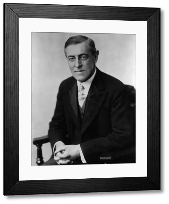 Framed Print : Thomas Woodrow Wilson, American President Framed Print : Thomas Woodrow Wilson, American President