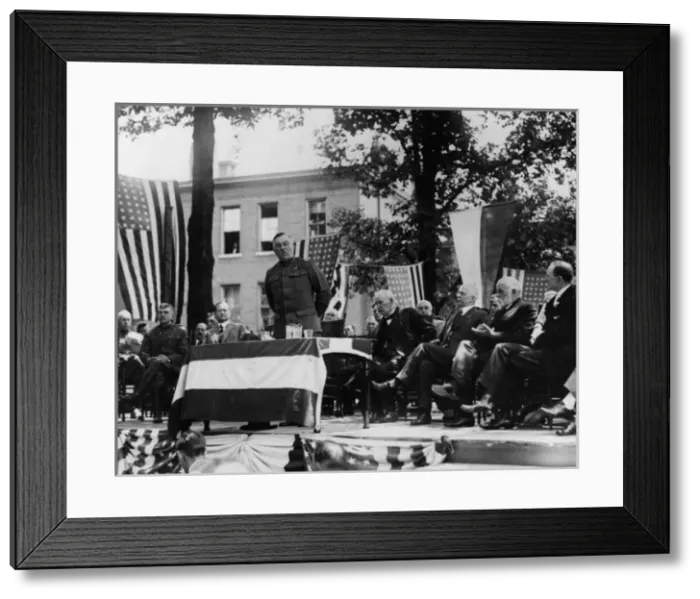 Framed Print : Major General Leonard Wood, American army officer Framed Print : Major General Leonard Wood, American army officer
