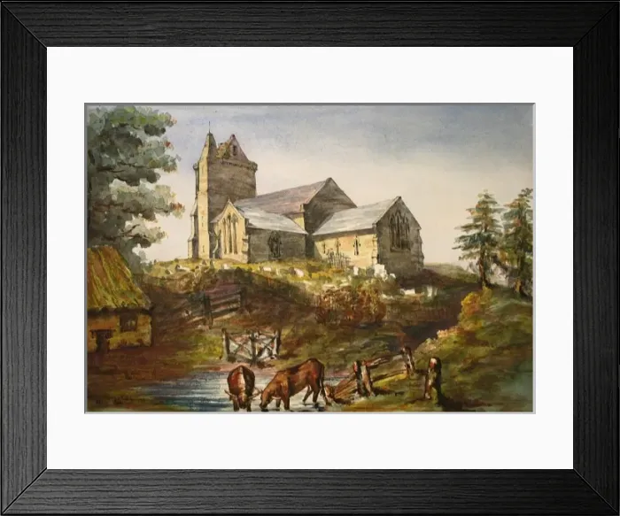 Framed Print : St Johns Church Stone Framed Print : St Johns Church Stone