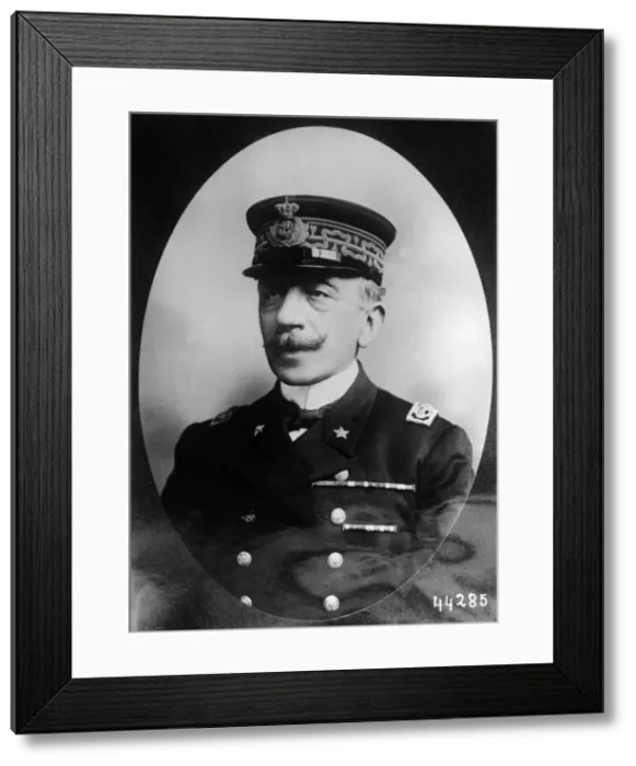 Framed Print : Italian Admiral and Naval Minister, WW1 Framed Print : Italian Admiral and Naval Minister, WW1