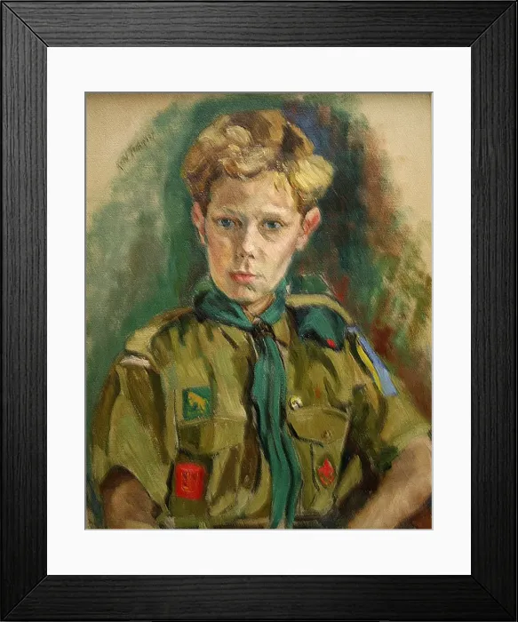 Framed Print : Scout. Date: circa 1970s Framed Print : Scout. Date: circa 1970s