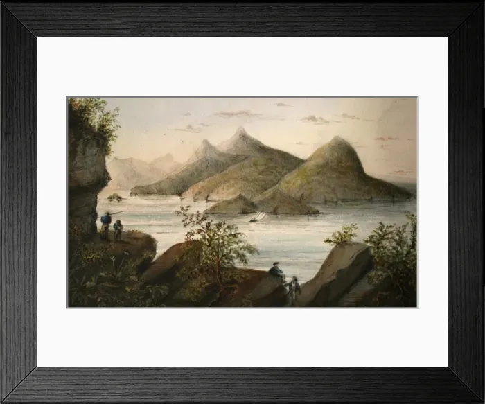 Framed Print : View of the Adriatic Coast, Italy Framed Print : View of the Adriatic Coast, Italy